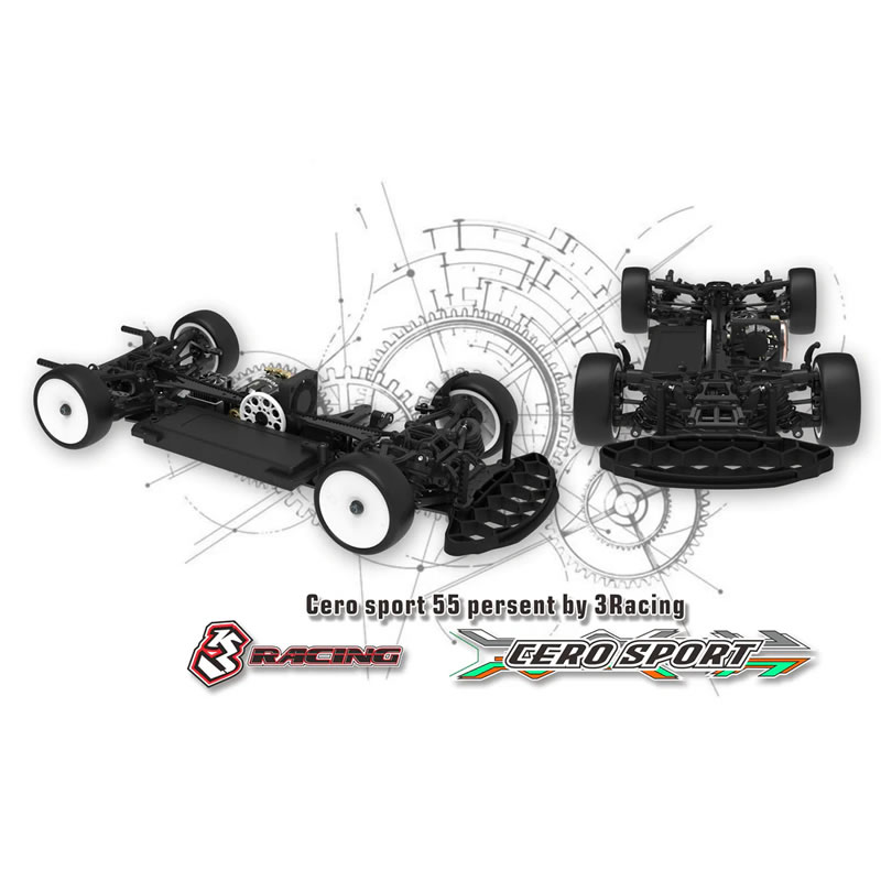 3レーシング KIT-CERO SPORT 55 RCカーキット新品